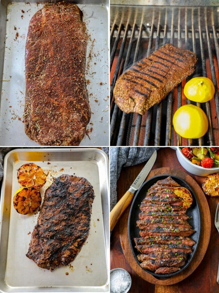 Marinating a flat iron steak
