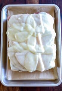 melted cheese on the sliders