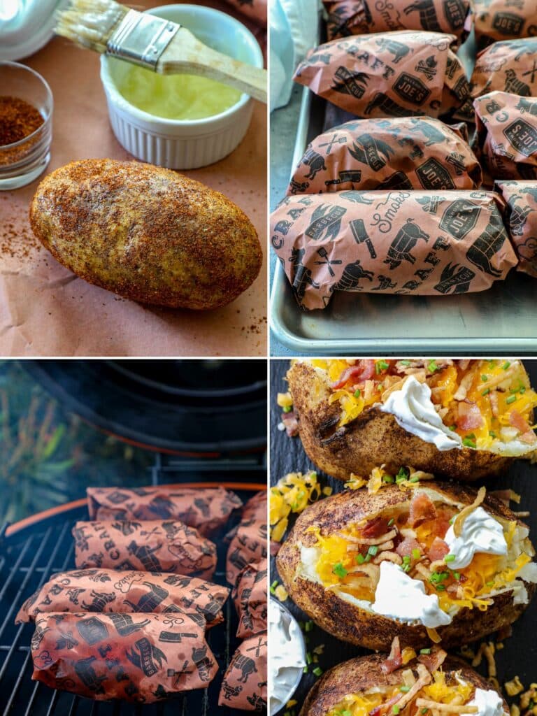 how to smoked potatoes on the grill