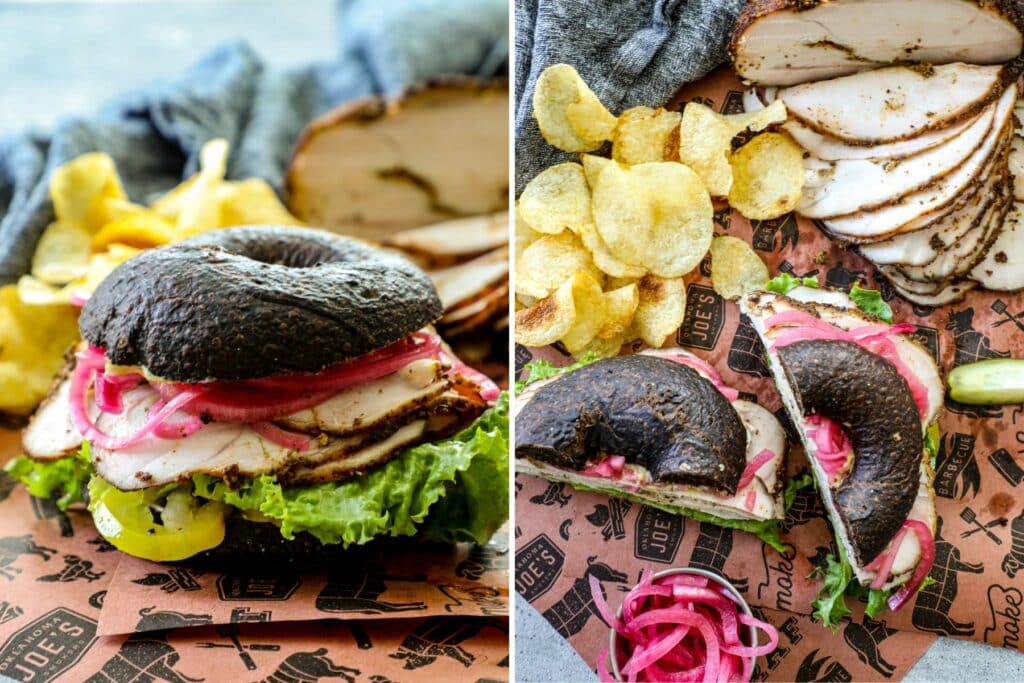 turkey pastrami sandwiches