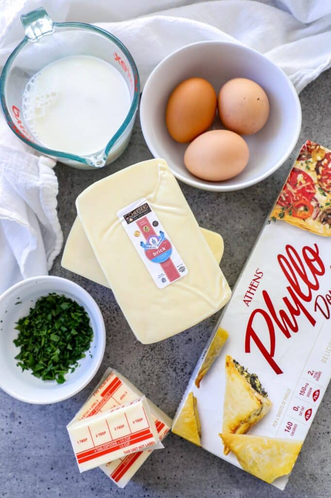 Armenian Cheese Boreg Recipe ingredients