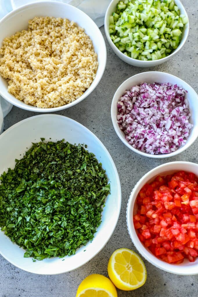 Armenian Tabbouleh Recipe ingredients