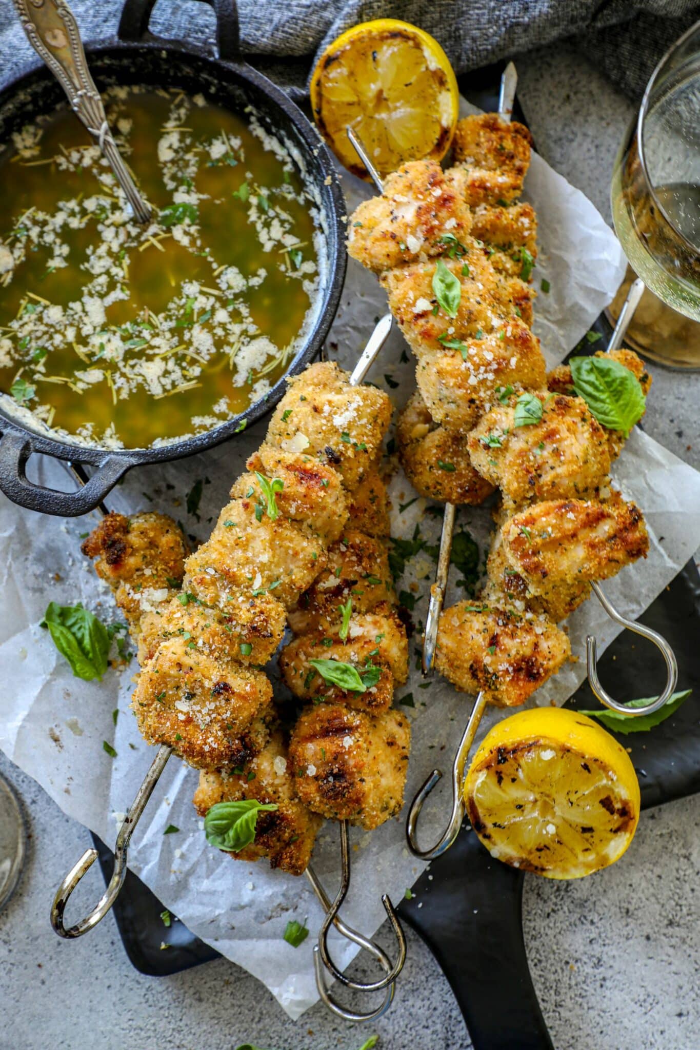 Grilled Chicken Spiedini Recipe - Bonappeteach