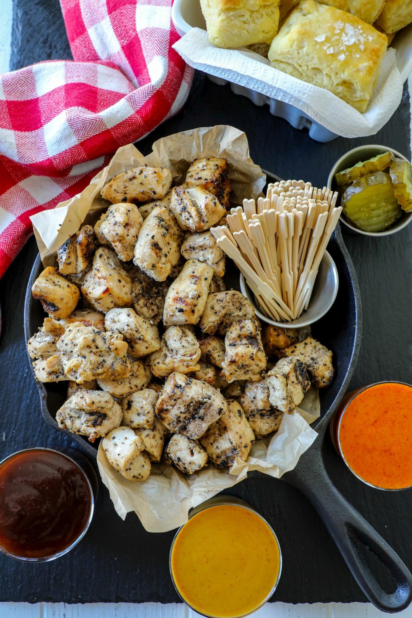 Grilled Chicken Nuggets Recipe - Bonappeteach