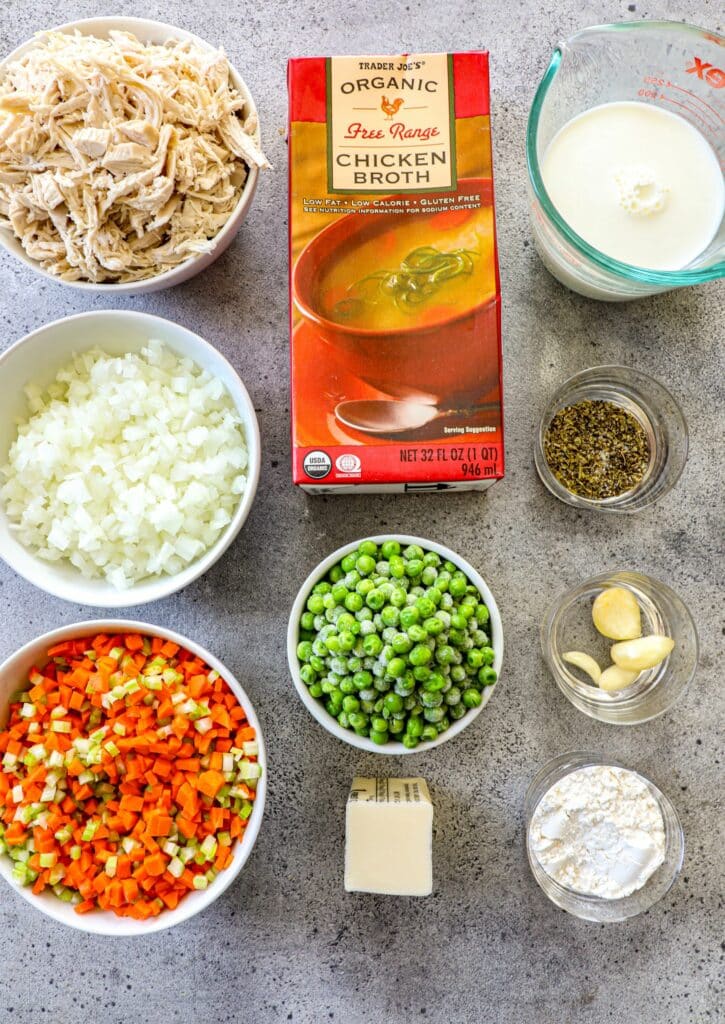 Dutch Oven Chicken and Biscuit ingredients