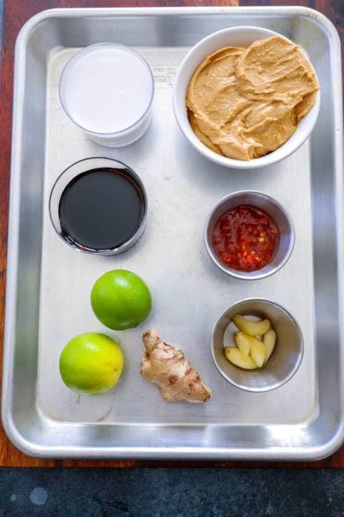 Peanut sauce ingredients
