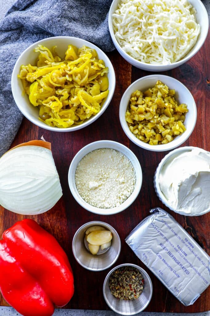 Pepperoncini Dip Recipe ingredients