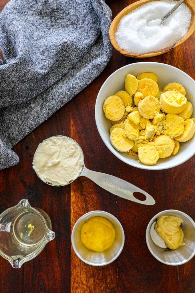 Smoked Deviled Eggs Recipe ingredients