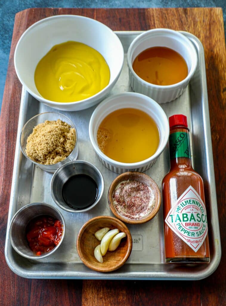 Carolina Gold BBQ Sauce Recipe ingredients