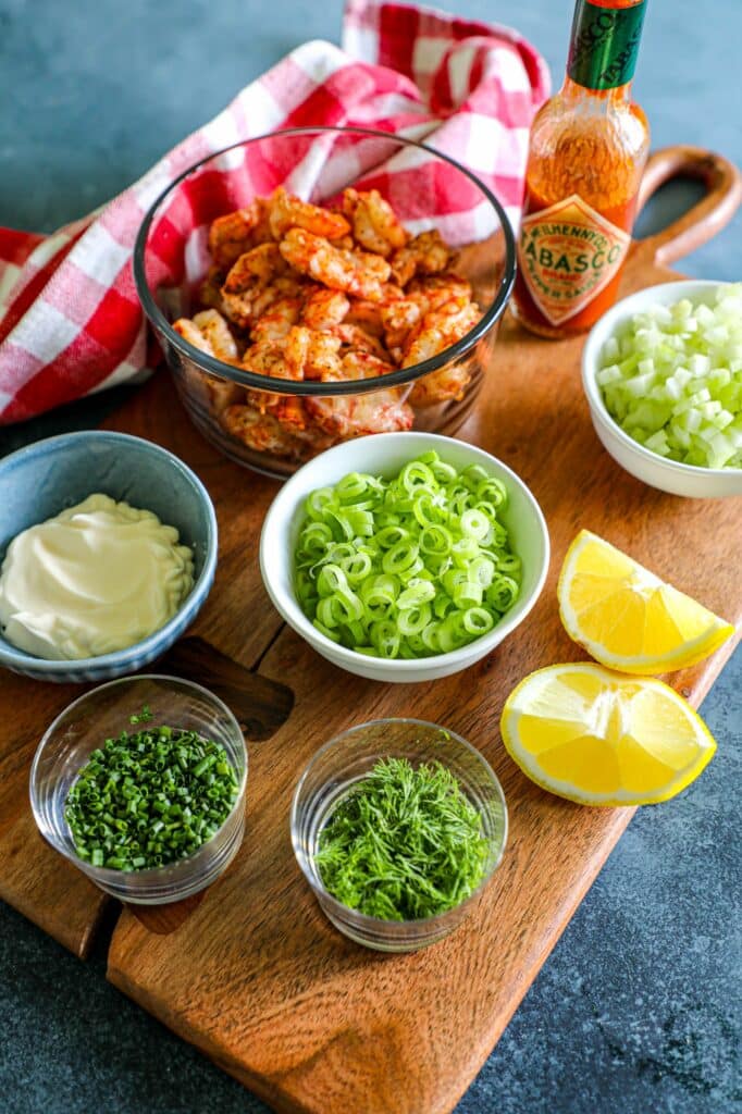 Grilled Shrimp Roll ingredients
