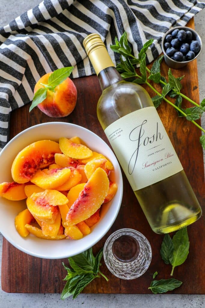 White Wine Slushies Recipe ingredients