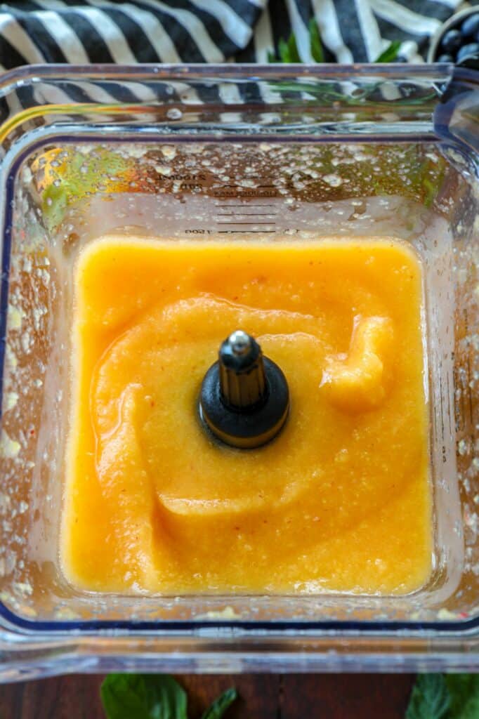 White Wine Slushies being blended