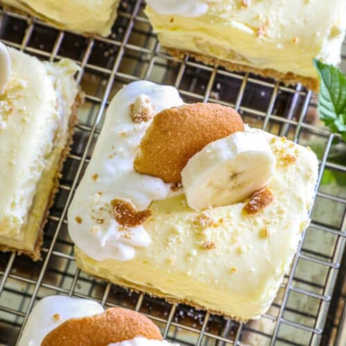 Banana Pudding Bars Recipe