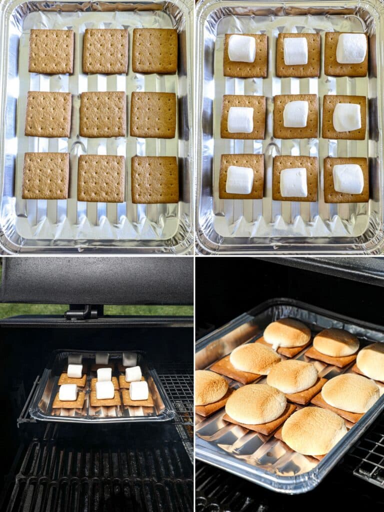 How to make a smoked smore on the grill