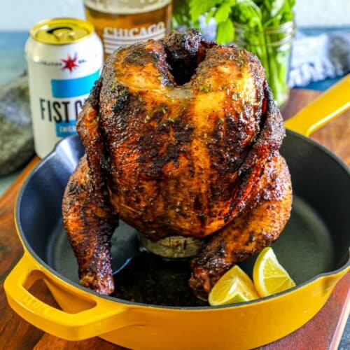 Smoked Beer Can Chicken Recipe