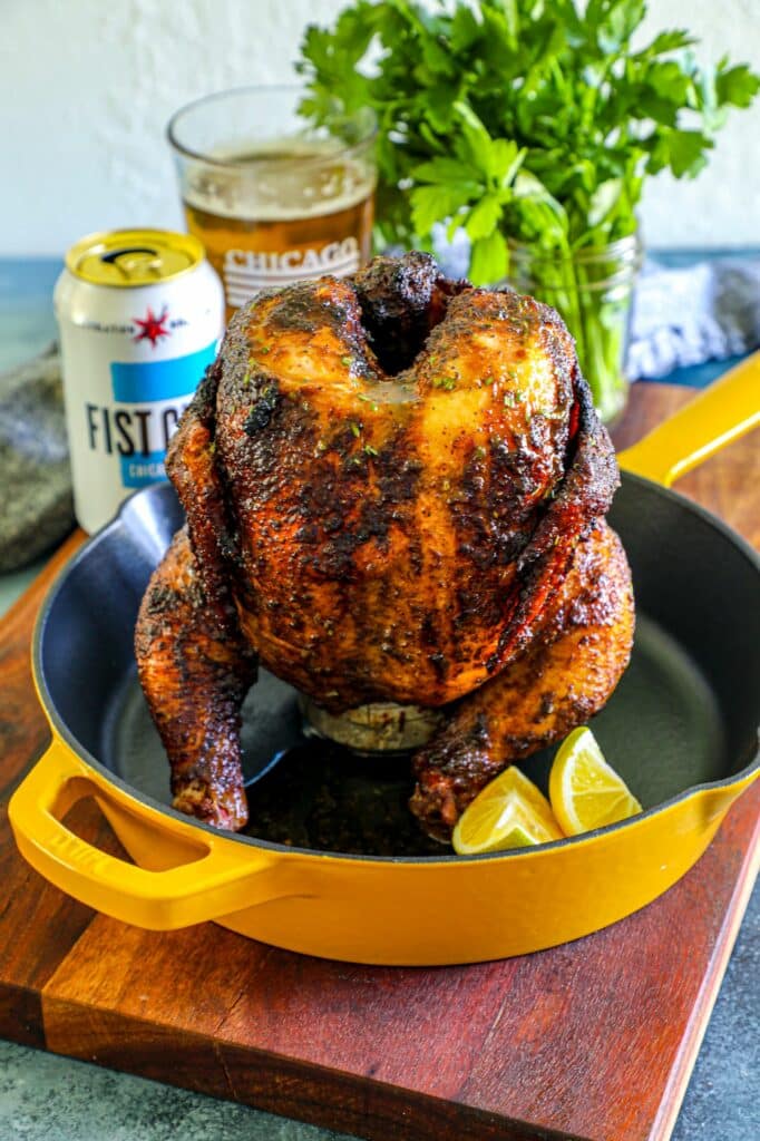 Smoked Beer Can Chicken Recipe