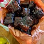 Smoked Pork Belly Burnt Ends