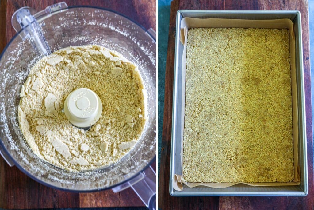 Vanilla wafer crust steps