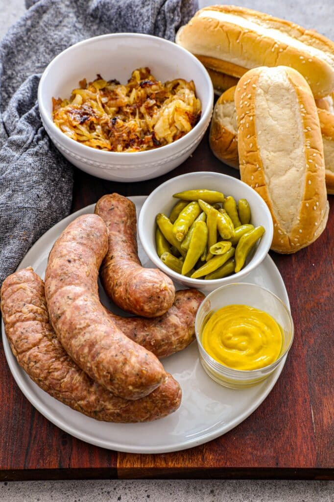 Maxwell Street Polish Recipe ingredients