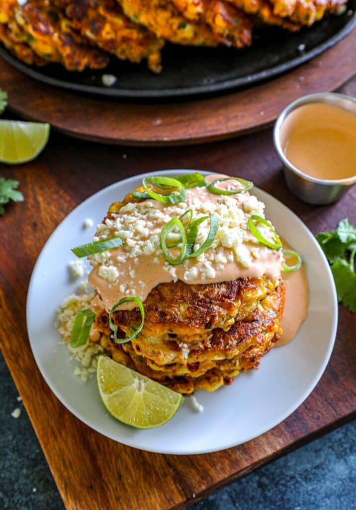 (Elote) Mexican Street Corn Fritters Recipe