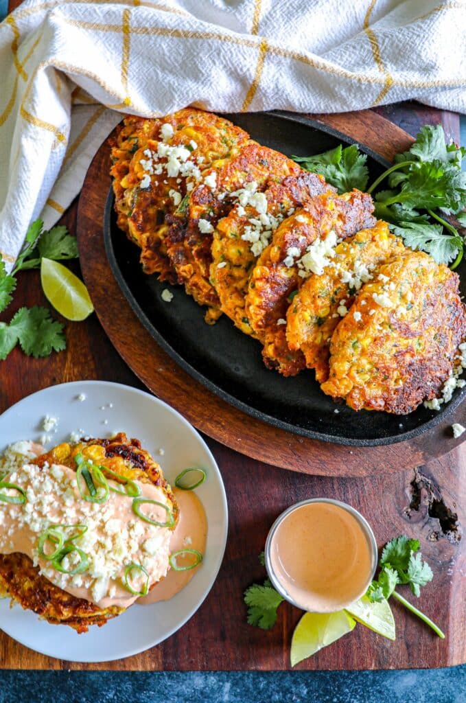 (Elote) Mexican Street Corn Fritters Recipe