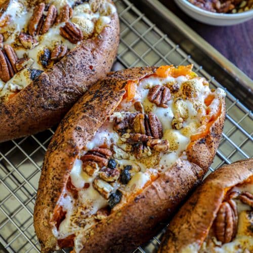 Smoked Sweet Potatoes