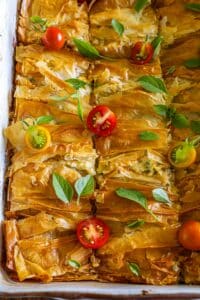 Tomato Phyllo Pie