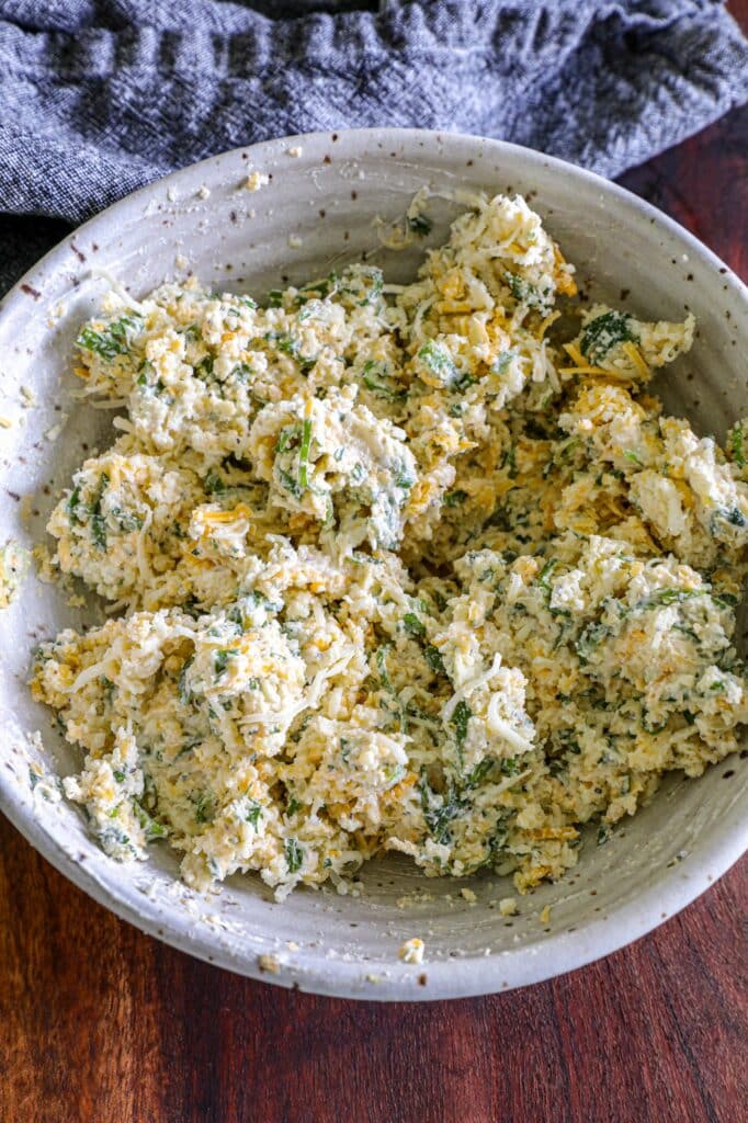 Southern style cheese mixture for tomato pie