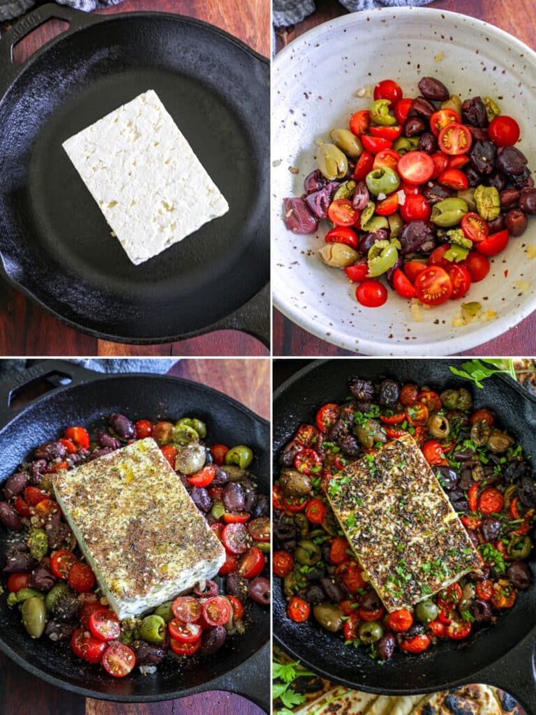 how to make a baked feta dip recipe