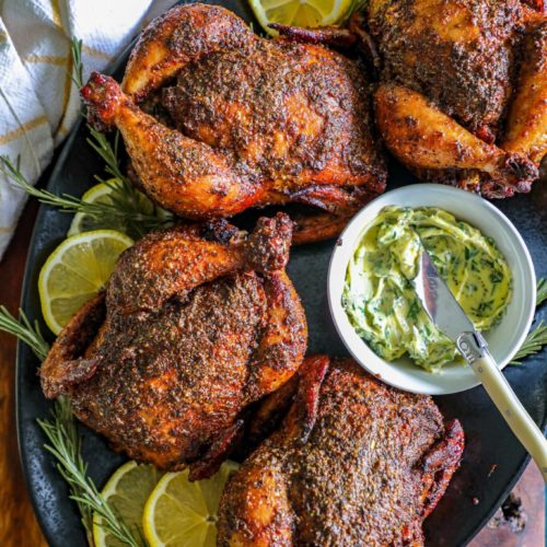 Smoked Cornish Hens