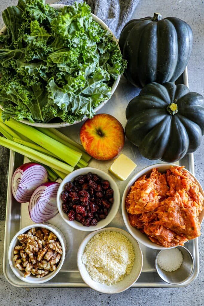 Acorn Squash Pot Pies ingredients