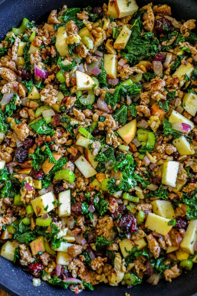 sausage filling for the acorn squash pot pie