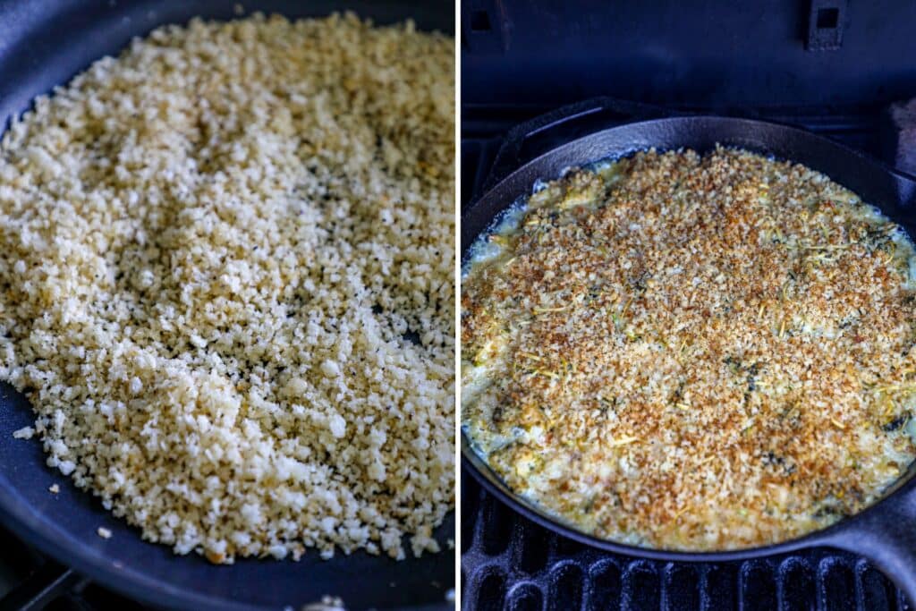 Grilling the Broccoli Au Gratin Recipe