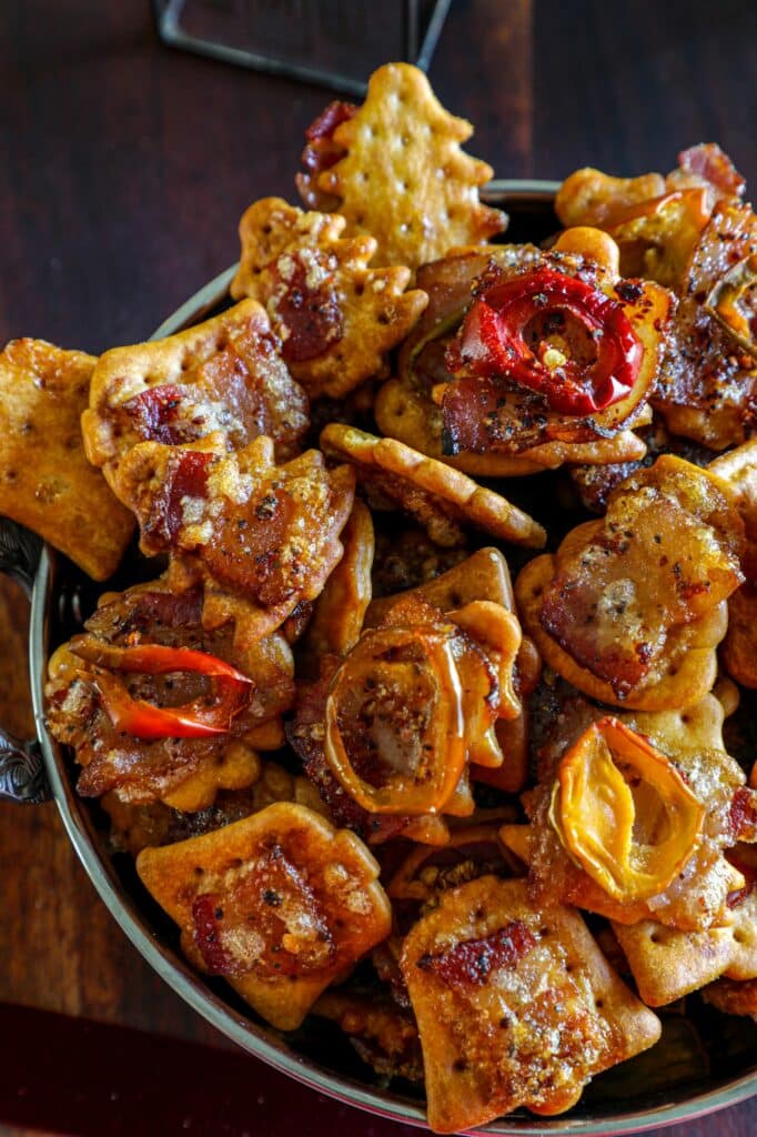 Candied Bacon Crackers Recipe