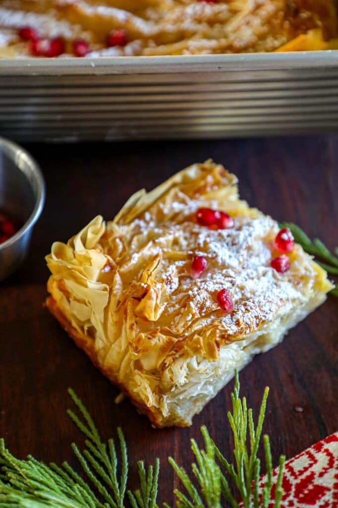 Eggnog Ruffled Milk Pie Recipe