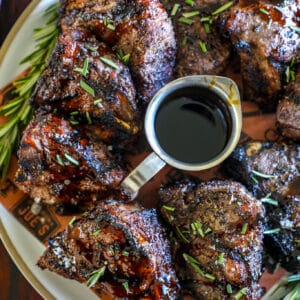 Red Wine Marinated Lamb Chops