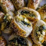 Spinach Artichoke Puff Pastry Bites