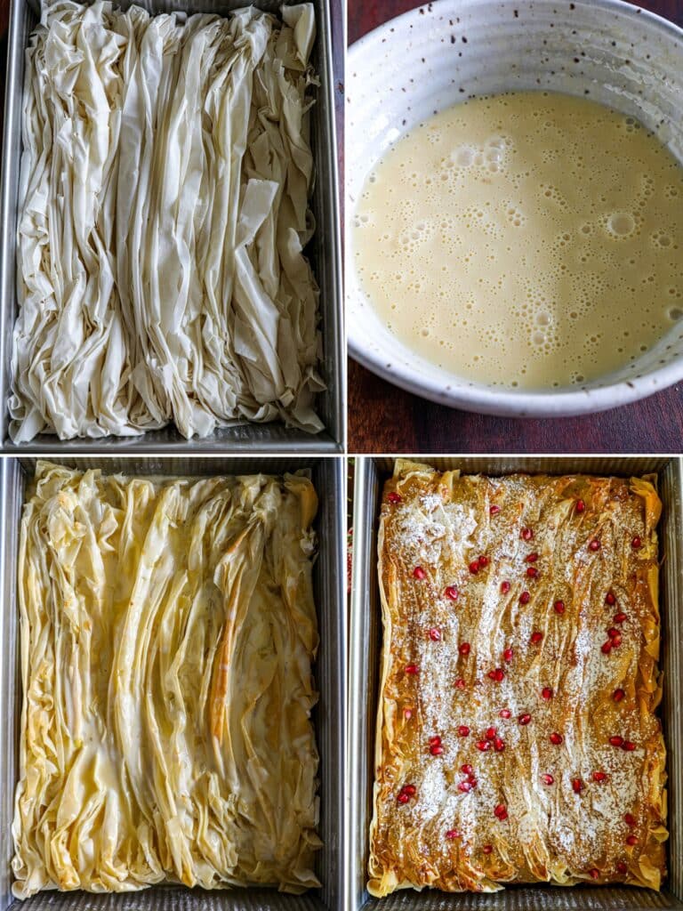 steps for making the eggnog ruffled milk pie recipe