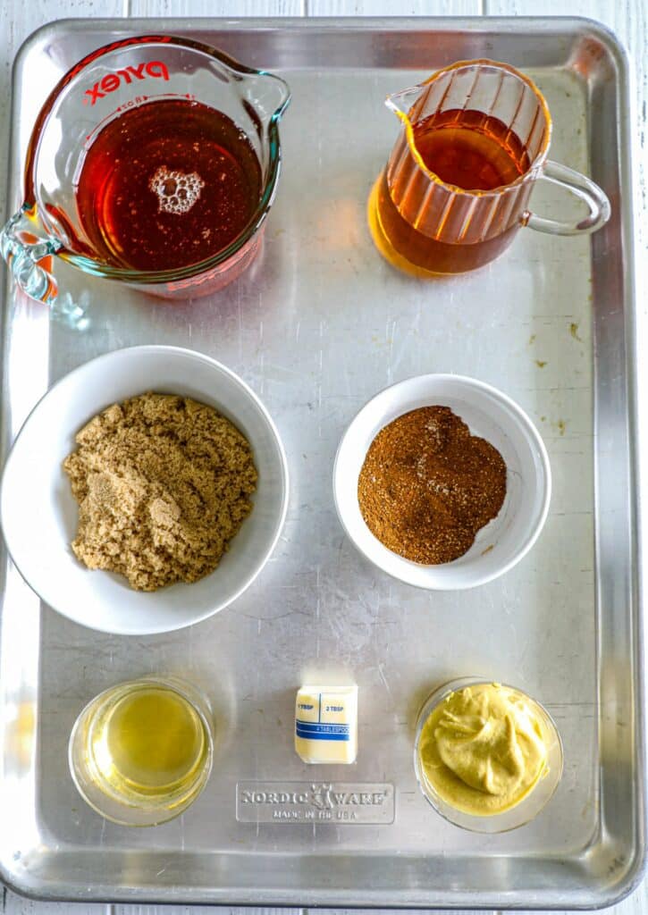 Bourbon Maple Glazed Ham ingredients