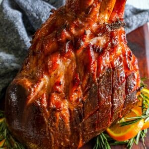 Bourbon Maple Glazed Ham