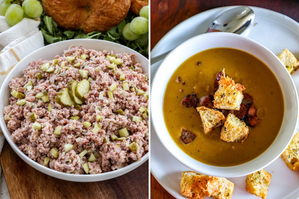 Ham used in other dishes