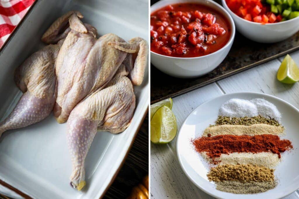 Smoked white chicken chili ingredients