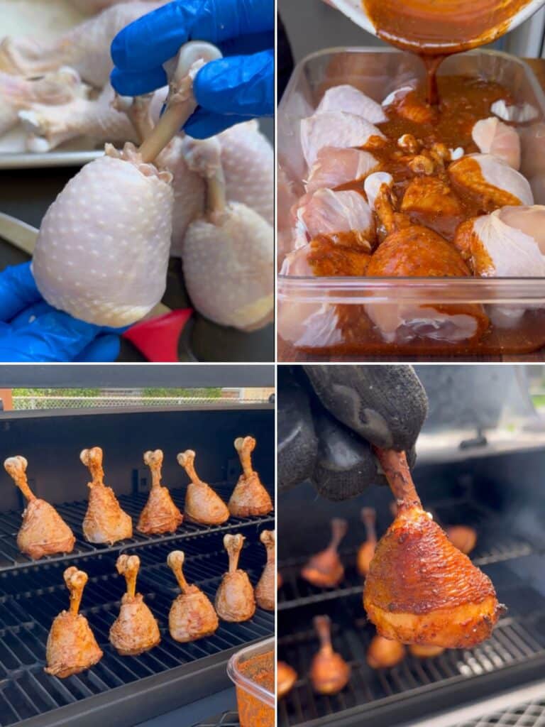 Steps to make smoked Chicken Lollipops