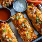 Buffalo Chicken French Bread Pizza