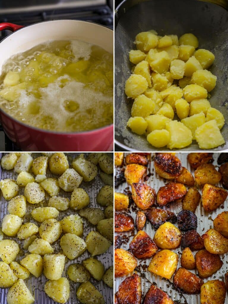 Duck Fat Roasted Potato step by step instructions