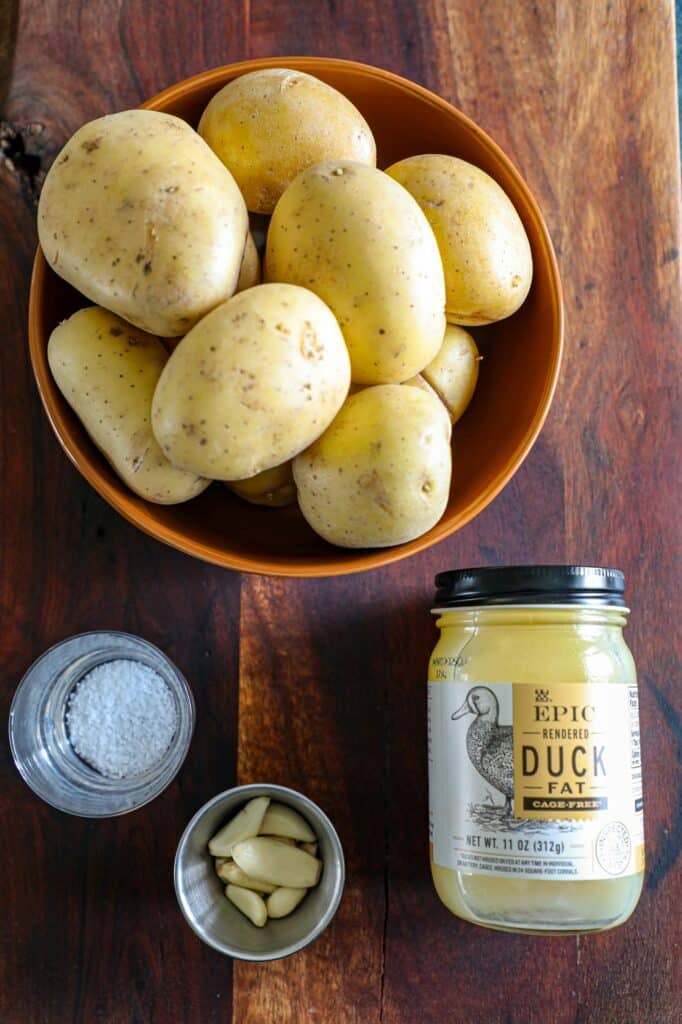 Duck Fat Roasted Potatoes