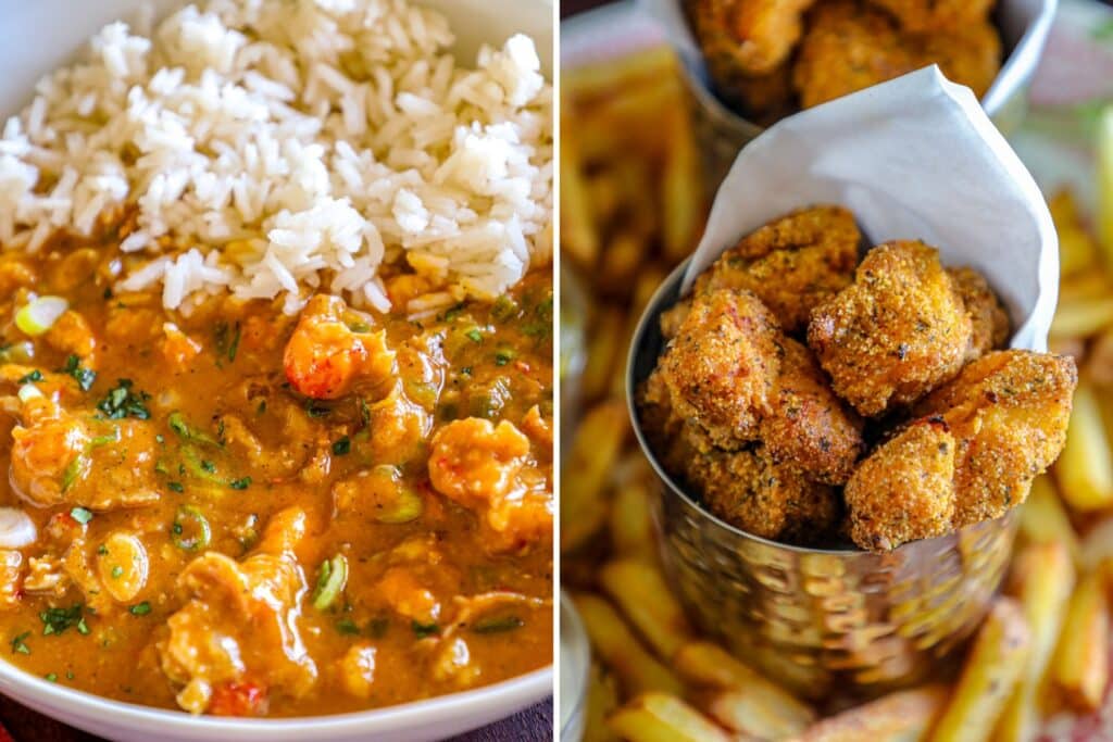 Foods to pair with Cajun crawfish etouffee