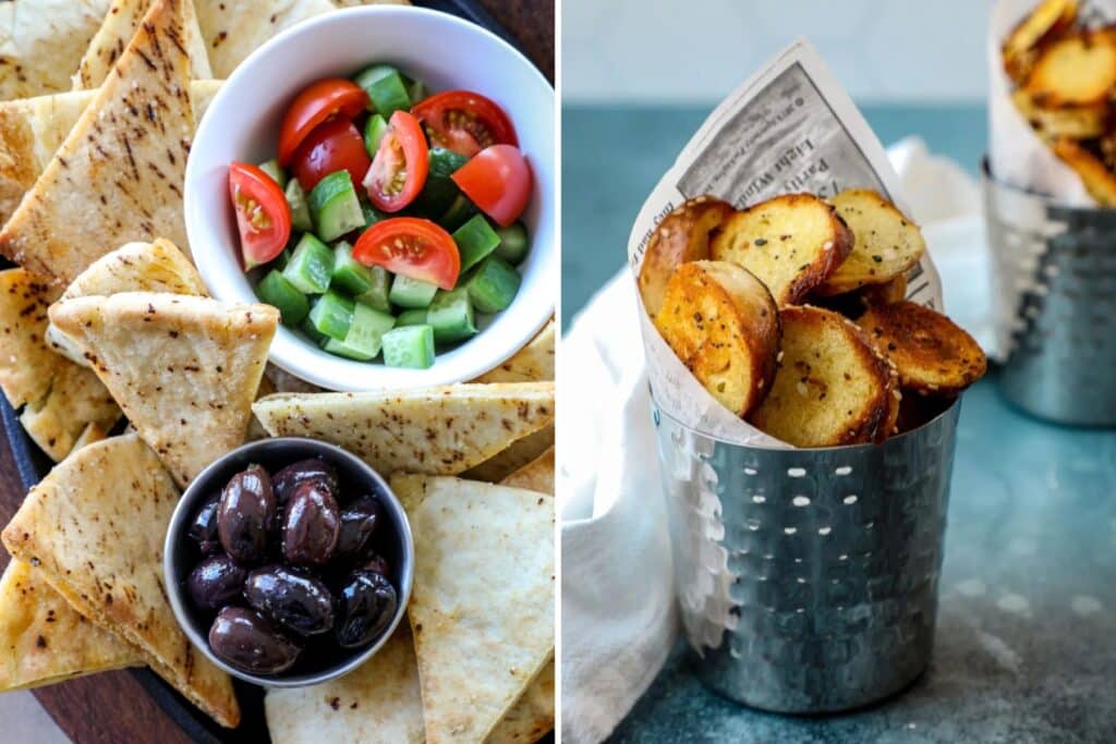 Foods to pair with the buffalo chicken dip