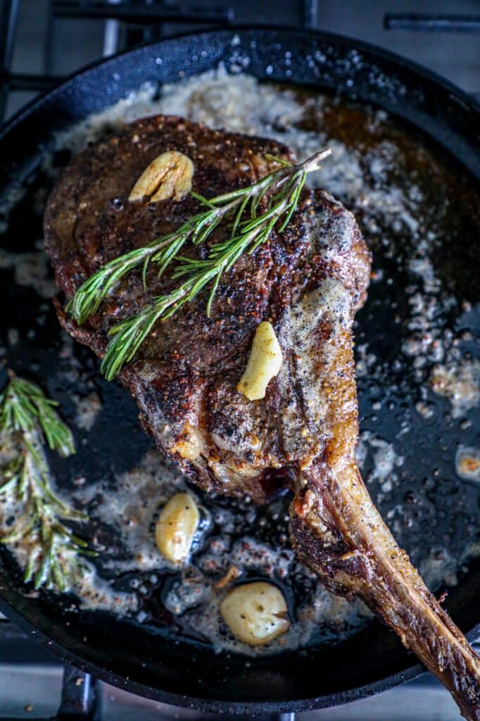 How To Reverse Sear A Tomahawk Steak In The Oven