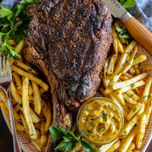 How To Reverse Sear A Tomahawk Steak In The Oven